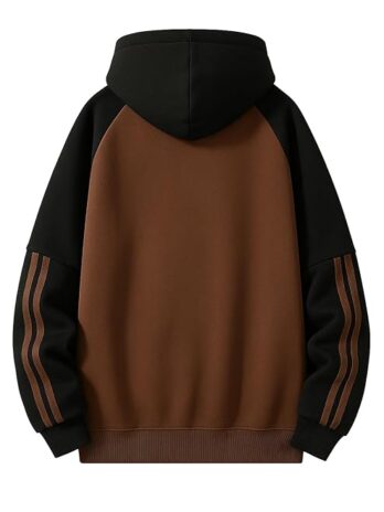 FN3 Half Zipper Color Block Hooded Sweatshirt for Men | Hoodies for Men